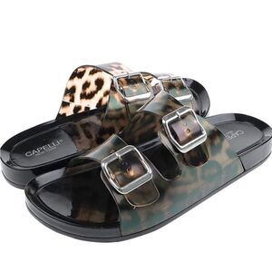 Capelli New York Ladies Molded Jelly Fashion Flip Flops size 9